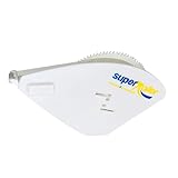 KLEBESHOP24 Refill für Kleberoller zum Basteln | Doppelseitig extra stark | Für Bastelarbeiten mit Papier & Pappe / 75 m Klebefilm permanent auf Rolle