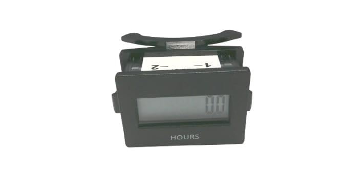 3410-2010 1/4IN (6.4MM) Spade TERMINALS., 10-300 VDC OR 20-300 VAC Input, 7MM 8-Digit LCD, Rectangular Flush Mount with Clip, Remote Reset