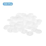 QUARKZMAN 100 szt. Nakrętki śrubowe 17 mm białe plastikowe wodoodporne