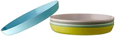 IKEA 804.613.80 Kalas Plastic Plate 6 Pack 19 x 2 centimetres Pastel Multi Coloured