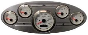 Dolphin Gauges Compatible with 1934 Ford Truck 5 GPS Gauge Dash Cluster Panel Set White