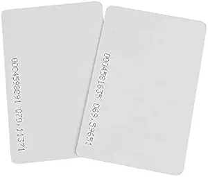 WeKonnect; Pack of 200 RFID Thin Cards, 125kHz Access Card Proximity RFID Smart Card 0.8mm Thin Contactless Thermal Printable for Access Control System & Time Attendance