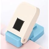 クラフトパンチ 四角 スクエアパンチ 切手 穴あけパンチ ハンドメイド クラフト スクラップ 型抜き 打ち抜き クラフトツール カッティング 子供工作 DIY(切手 25.4×21.1mm)