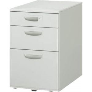 デスク収納 サイドワゴン キャスター付き 3段 ED-043AS ds-1154453