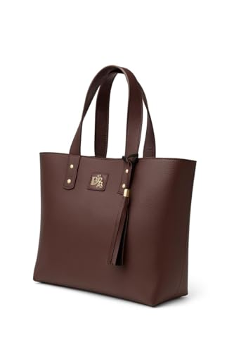 Bolsa Feminina em Couro Ecológico Grande com Alça Moderna e Versatil para o dia-a-dia.(Marrom)