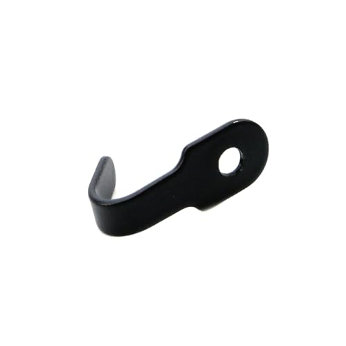 Image of Oedema 20Pcs Wall Hooks Stainless Steel Wall Mount Black J Hooks for Hanging Mirror Picture Coats Clothes Keys Bath Tower