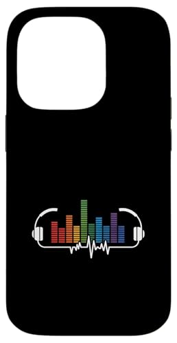 Funny Music Equalizer Heartbeat �w�b�h�z�� ���C���{�[ �X�}�z�P�[�X iPhone 14 Pro �p