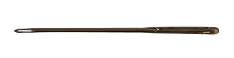 School Specialty 706-124 Chenille Needle, No 14, Sharp Tip, 0.1" Height, 2.5" Width, 2.6" Length Pack of 25, Metallic