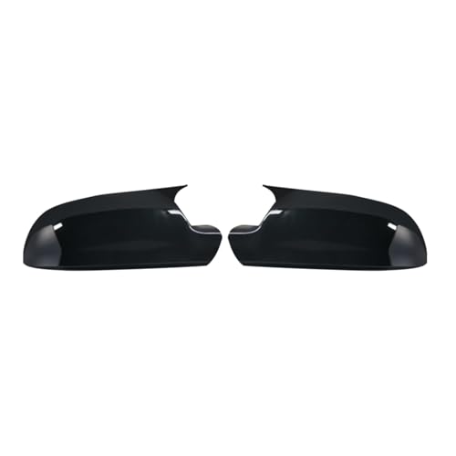 O~[ Carbon Look black full replacement with clips car door side mirrors caps rearview mirror cover for A4 A5 B8 A3 A6 C6 Q3(Br