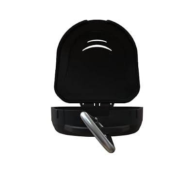GAME ON Custom Ventilated Protective Mouth Guard Case - Black