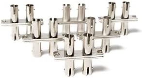 FCD 6 x ST to ST Fiber Couplers Duplex F/F | Female ST Fiber Optical Couplers - 6 Pack | Female/Female Duplex Singlemode or Multimode Compatible | Alt: dup st/st Adapter/Coupler sm mm