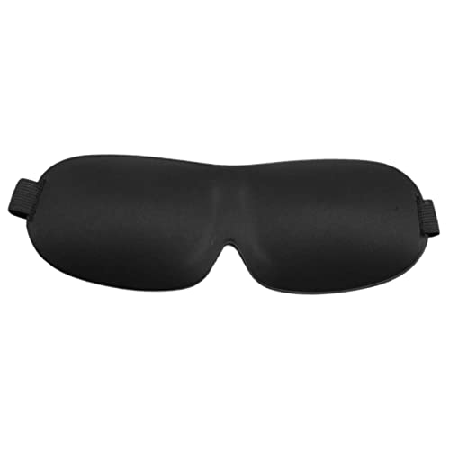 ulafbwur Cache-yeux 3D avec sangle élastique en tissu respirant pour dormir librement, fournitures ménagères, bandeau pour les yeux – vue 4