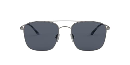 Giorgio armani AR6080-300387 Sunglasses MATTE GUNMETAL w/GREY 55mm3