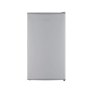 Cookology UCIF93BK Freestanding under counter Fridge in Silver - 93 Litre Capacity - Adjustable Temperature Control & Legs - With Chiller Box