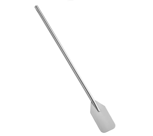 Soro Essentials- 42” Stainless Steel Mixing Stir Paddle with Tubular Handle- Long Stir Paddle for Large Batch Cooking Stirring Spatula for Brewing Handle Cooking Cajun Crawfish Boil in Big Stock Pots