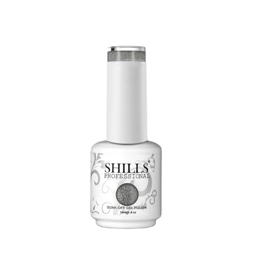 Image of SHILLS PROFESSIONAL Uv /Led Soak Off Glossy Finish Nail Polish Nail Art Nail Polish Color Shade 217, 15 Ml