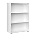 Deuba Libreria Scaffale Vela 3 Ripiani 115cm Mobile Ufficio Archiviazione Documenti Bianco