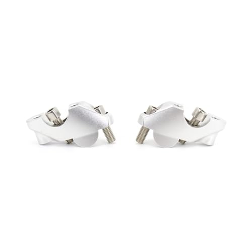 Rehausseur guidon CB400X support en aluminium argent usiné