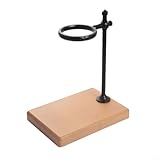 Minimalistisches Design, verstellbarer Kaffee-Tropfständer, Walnuss-Basis für einfachen Zugriff auf Ihre Filter (schwarzB)