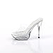 Fabulicious Women's Cocktail-501 Platform Slide Clear/Clear