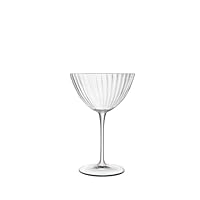 Luigi Bormioli 23-6513168 New Optica Martini Wine Glass 4 Pack, 220ml Capacity