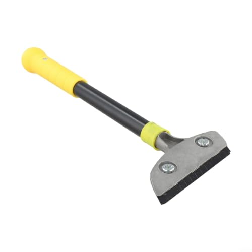 Image of Heavy Duty Paint Scraper Long Handle Tool for Tile Glass Wall Covering Removal - 300mm Aluminium Alloy Shovel with Blades(1PC Cleaning Shovel)