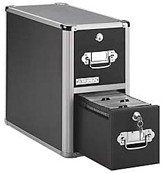 Preisvergleich Produktbild Vaultz CD-Aktenschrank, verschließbar, Schwarz 2 Drawers schwarz