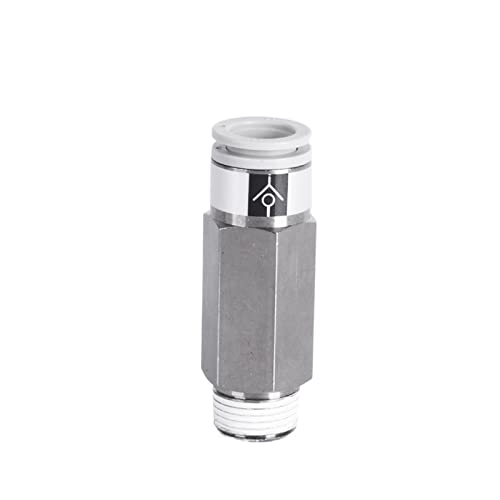 Raccord tuyau d'air avec clapet anti-retour pneumatique AKH08B-02S