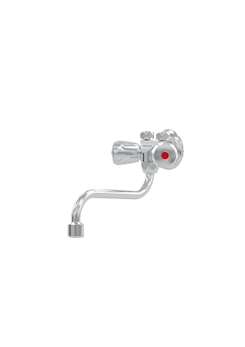 STIEBEL ELTRON MAW 205620 Robinet mural à deux poignées sans pression pour mini chauffe-eau instantané Montage sur évier