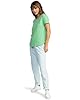 Roxy Short-Sleeved T-Shirt SATURDAZE SS TEE Young Womens Green XS #5