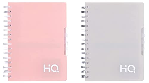 Image of Binding Notebook Five Subject Spiral Wiro Bound Notebook |14.8x21 cm |Single Line |300 Pages |Grey (27042)