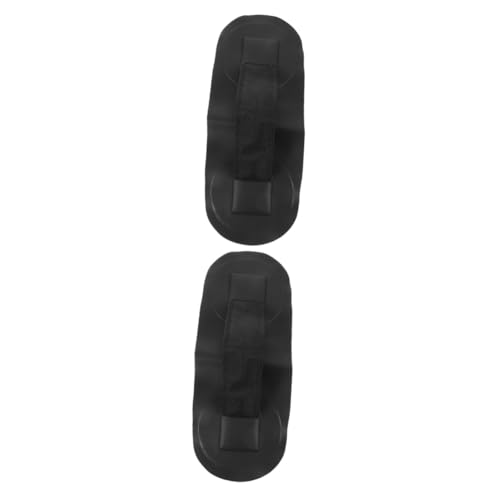 Kisangel 2 Piezas Mango De Bote De Goma Enfriador De Kayak Kayaks Inflable Control Tapón De Drenaje De Kayak Accesorios para Bitoque Marina Paseo En Pabellón Océano Nylon Black