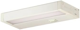 Nora Lighting NUD-8811/27WH 11" LEDUR LED 6.7W 120V 2700K Edge-Lit Undercabinet, White Finish