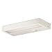 Nora Lighting NUD-8808/27WH 8" LEDUR LED 4.5W 120V 2700K Edge-Lit Undercabinet, White Finish
