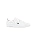 Lacoste Women's Court Base Sneaker, White/Light Pink, 8.5