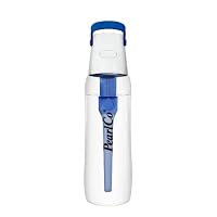 Gourde Avec Filtre à Eau PearlCo SOLID 0,7L Rose - Bouteille Filtrante Sans BPA Pour Sport Et Voyage