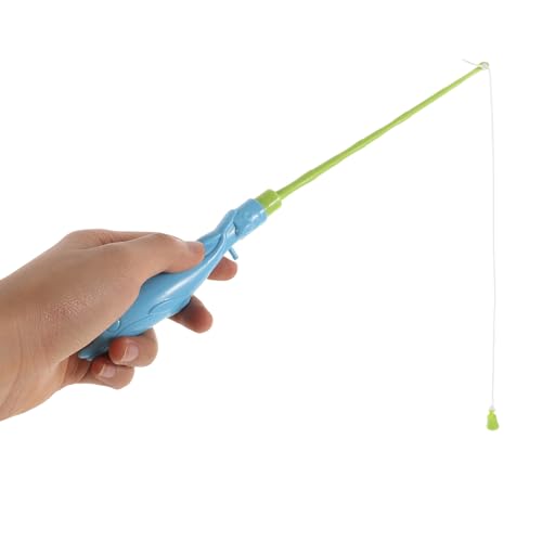 HOOTNEE 10 canne da pesca per giochi di pesca con bastoncini magnetici, giocattolo magnetico per piscina, canna da pesca in plastica
