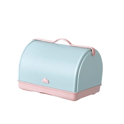 ボトル収納ボックス 水切りラック ベビー用品 収納棚 寝室 リビング収納,ベビーボトル ボックス デスクトップ コンテナ 収納ボックス ベビー食器 プラスチック (ピンクグリーン)