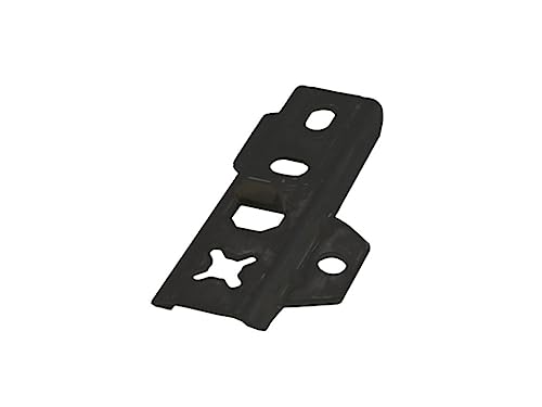 DILA2 | Universal Terrassenverbinder 17mm aus rostfreiem Edelstahl A2 schwarz - 50 Stück Packung