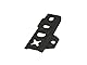 DILA2 | Universal Terrassenverbinder 17mm aus rostfreiem Edelstahl A2 schwarz - 50 Stück Packung