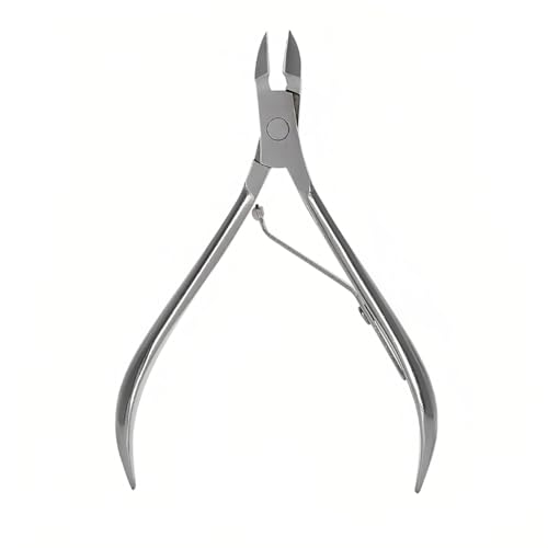 Joyzan Cuticle Nipper, Stainless Steel Nail Trimmer Professional Toe Manicure Care Remover Clippers Spring Pedicure Cutter Dead Skin Scissor Tool Fingernails Toenails Home SPA Salon Beauty Women Men