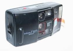 Olympus Infinity Twin 35mm Point and Shoot Film Camera With 35-70MM Zoom lens (Renewed)