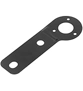 Akozon Trailer Socket Bracket, Steel Trailer Wire Connector 7 Pin Heavy Duty Socket Mount Plate H...