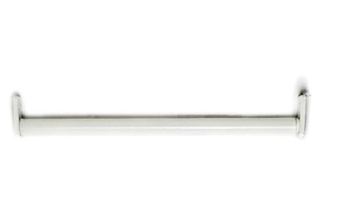 Sure-Loc ACR7296-W Zinc Adjustable Closet Rod, 72"-96", White Powder Coat