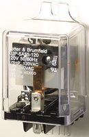 TE CONNECTIVITY/POTTER & BRUMFIELD KUHP-11D51-12 Power Relay, DPDT, 12VDC, 20A, Bracket