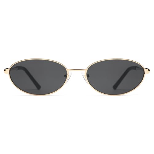 Retro Oval Sunglasses for Women Mens with Spring Hinge Sunnies AP3696