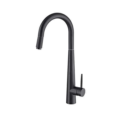 Robinet de cuisine tire hors rouge et nickel brossé mitigeur évier