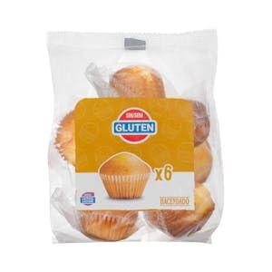 Magdalenas sin gluten Hacendado Paquete 210 g Pack 2