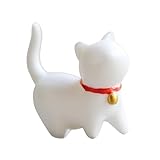 Petite statue de chat : cette adorable statue de chat peut efficacement ajouter une ambiance chaleureuse et rendre votre espace plus confortable, décoration de bureau