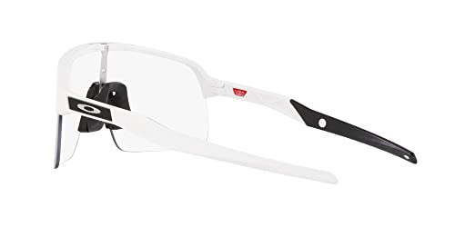 Oakley 0OO9463A94631939 Men'S Oo9463A Sutro Lite Low Bridge Fit Polarized Rectangular Sunglasses, Matte White/Clear To Black Photochromic thumb #4